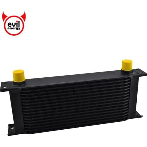Evil energy 16 Row Oil Cooler 10AN Aluminum Racing Kit Transmission Cooler Engine Oil Cooler Universal