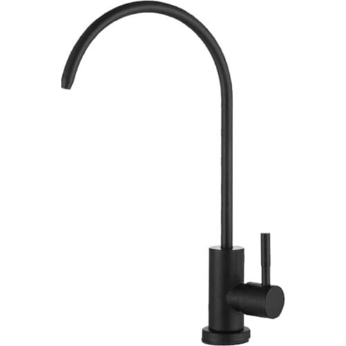 Matte Black Purifier Tap Flush Treatment Output Kitchen Faucet