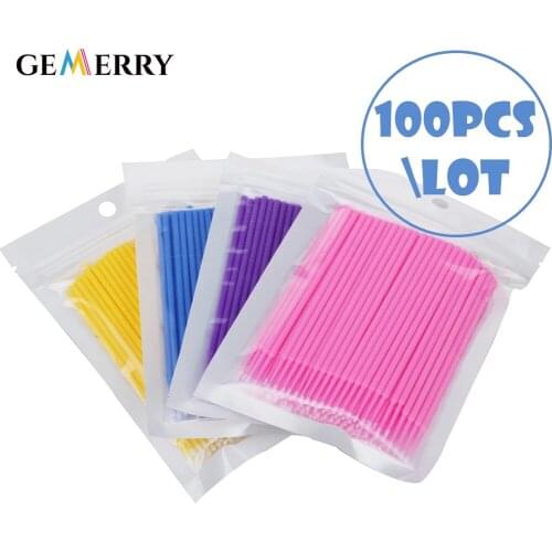 Micro Brushes For Eyelash Extension Cleaning Disposable Lash Glue Mascara Remove Brush Applicator Sticks Lash Eye Beauty Tools