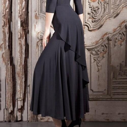 New Ballroom Dress Standard Ladies Ballroom Skirt Waltz Dancing Competition Performing Costume Fit Ballroom Dance Skirt BI005