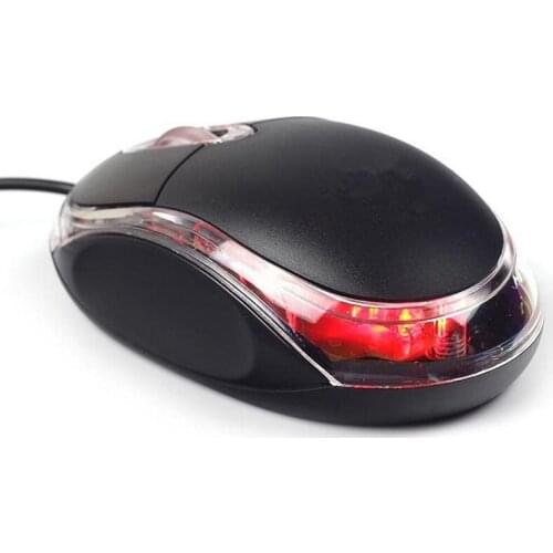 Mini Optical Wired Mouse USB LED Ergonomic Design Mice for PC Computer Laptop Notebook