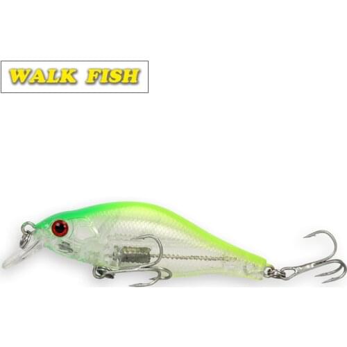 Walk Fish 1PCS 7cm 8g Floating Minnow Hard Fishing Bait 3D Eyes High Quality Treble Hook Fishing Lures Fashion Crankbaits Lure