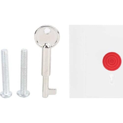 Wired Emergency Panic Alarm Button Intelligent Door Access Property Switch with Key 250V Home Security Equipment