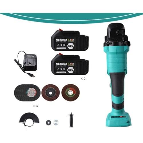 Angle grinder lithium electric angle grinder polishing waxing machine metal grinding cutting machine charging angle grinder