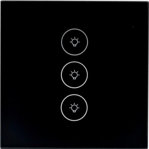 WiFi Intelligent Switch Wall Switch EU Standard Touch Switch Work with Alexa Google Home App control Voice control