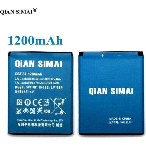 QiAN SiMAi High Quality BST-33 1200mAh Battery For Sony Ericsson K530 K790 K790i K790C K800 K800i K810i K818C W595C