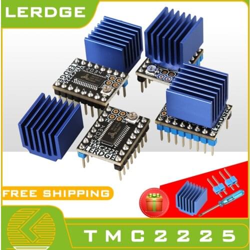 LERDGE 3D Printer Parts TMC2225 Stepper Motor Driver 256 microsteps UART Mute Drivers StepStick VS TMC2209 TMC2208 TMC2130 A4988