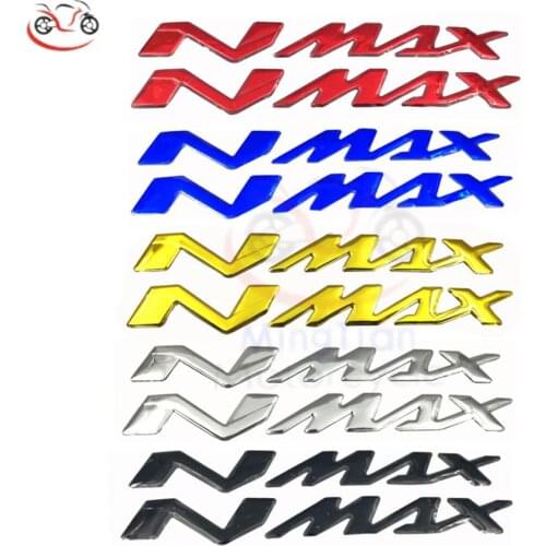 1 pair Motorcycle Decals Stickers For Yamaha NMAX 155 125 NMAX155 3D sticker Tank Decals Applique Emblem