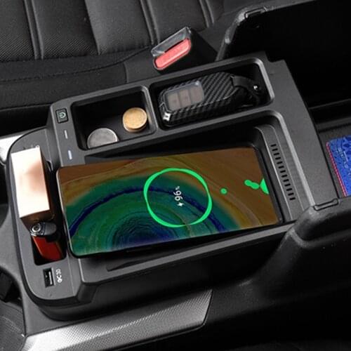 For Honda CRV CR-V accessories 15W QI car wireless charger fast charger charging case charging phone holder 2017-2021