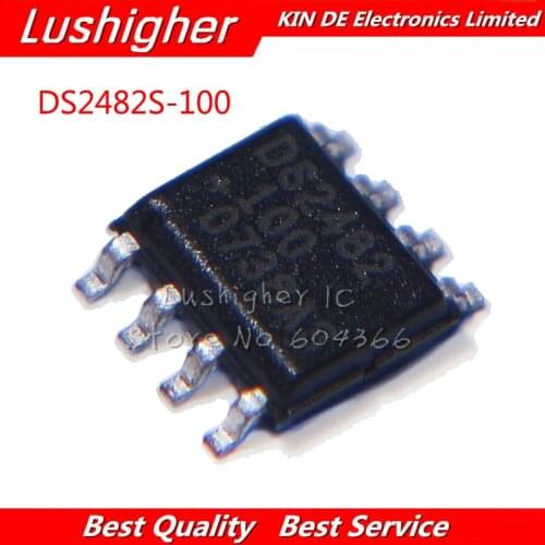 2pcs DS2482 DS2482S-100 DS2482S-100+ DS2482-100 SOP-8 Single-Channel 1-Wire Master
