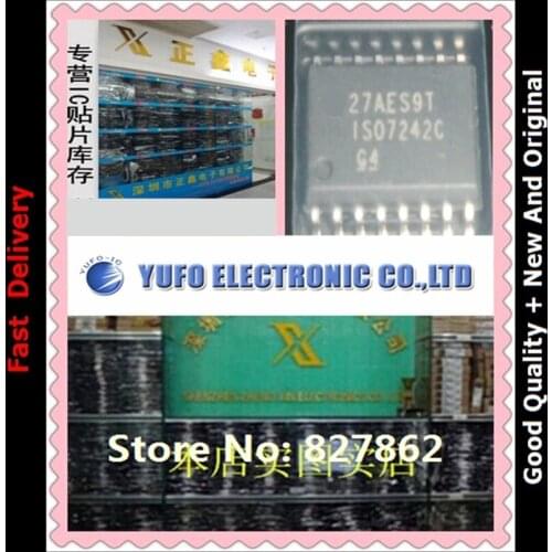 Free Shipping 10PCS ISO7242CDW ISO7242, YF1122