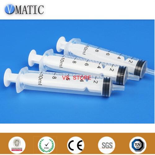 Free Shipping Non Sterilized 10ml/10cc Plastic Dispensing Syringes Glue Dispenser Syringe 100Pcs Deliveried By TNT/Fedex/UPS/DHL
