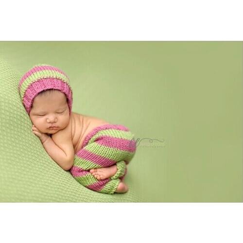 Free shipping, handmade knitting Baby ELF Beanie Hat and pants baby sets ,newborn Knitted Photography Props size:0-1m,3-4m