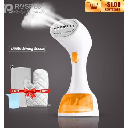 ROSPEC Household Electric Garment Steamer Handheld Garment Cleaner Steam Hanging Ironing Machine Steam Ironing Clothes Generator