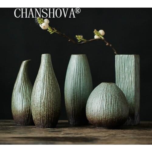 CHANSHOVA Chinese style Ceramic Flower Vases Home Decoration Accessories Tabletop Vases Chinese porcelain H552