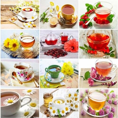 Evershine New Arrive Diamond Painting 5D DIY Cup Full Drill Square Diamond Embroidery Picture Of Rhinestone Landscape Wall Decor