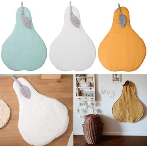 Cotton Baby Play Mat Nordic Style Pear Shape Newborn Crawling Carpet Childrens Rug Toys Developing Mat Carpet For Nursery Room
