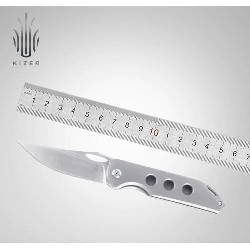 Kizer hunting knife KI3549A1/A2 Assassin 2020 new flipper knife s35vn steel blade high quality outdoor camping tool