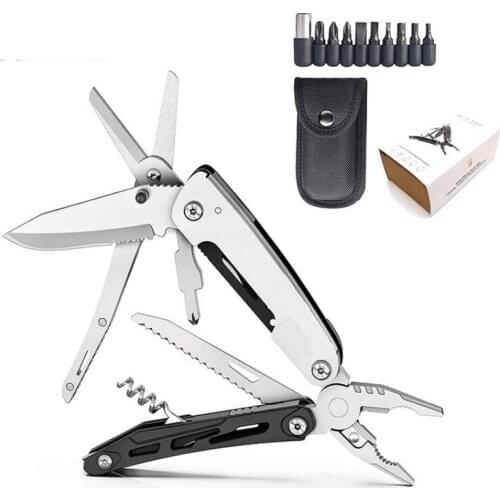 Multi-function Disassembling Pliers Outdoor Lighting Tools Multi-Purpose Survival Knife Pliers High-end Folding Tool Pliers