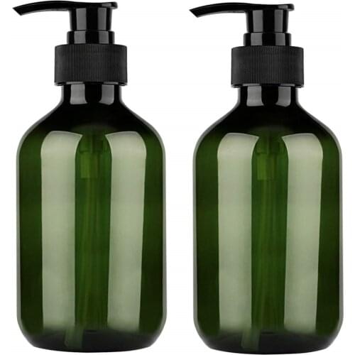 2PCS 500ml Refillable Plastic Spray Bottle Soap Dispenser Bottle For Bathroom Or Kitchen Handwash Lotions Shampoo Conditioner