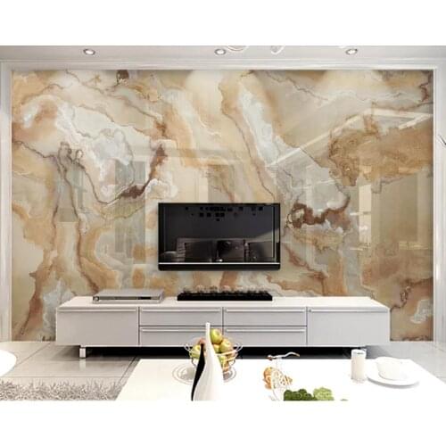 Marble Wallpaper Mountain Water Style Mural Contact Paper Murals 3d Custom Photo Wallpapers Wall Murals Papel De Parede