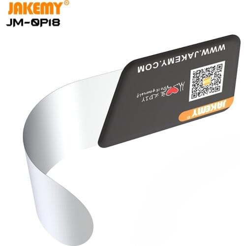 JAKEMY Newest 0.1mm Curved Screen Opener Tool Ultra Flexible Stainless Steel Disassembler Opening Knife for Mobile Phone