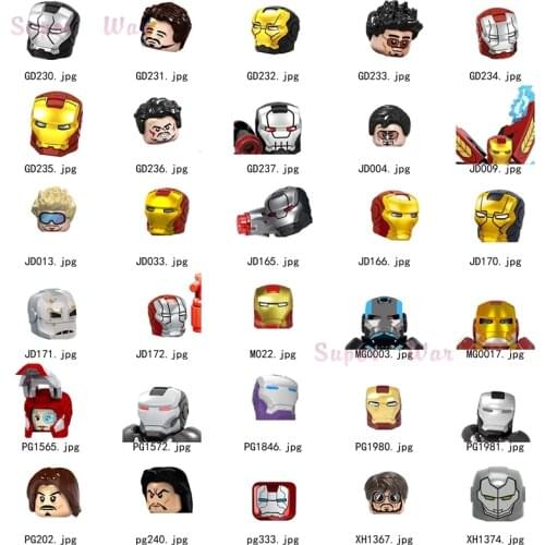 Single Figures Head accessories Building Blocks toys children Series-037