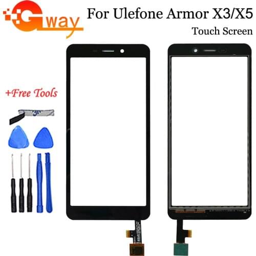 5.5" For Ulefone Armor X3 Touch Screen Panel Front Glass Repair Parts For Ulefone Armor X5 Touch Sensor Digitizer with Tools