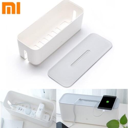 Xiaomi Power Cord Socket Storage Box Dust insulation Cooling Hole Strip Plug Base Finishing Tying Box Home Storag Tools Sorter