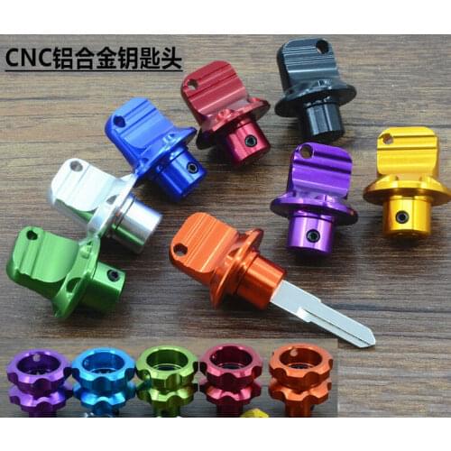 General Modified Motorcycle Scooter Moped CNC Aluminum alloy Key Head Ring Chain