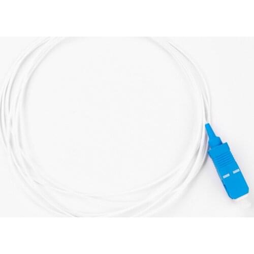 High quality SC UPC simplex single fiber optic pigtail FTTH SC 0.9MM fiber jumper free shipping