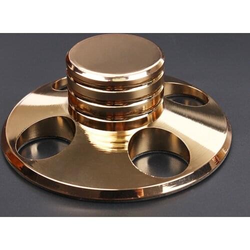 W-005 LP Record Metal Disc Stabilizer Weight Vinyl Record Turntable HiFi Shock absorption 280g 320g sliver gold