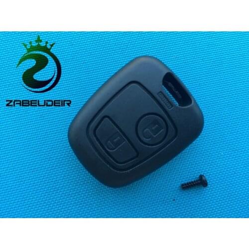 1Pcs Of New Replacement Key Case For Citroen C1 C2 C3 2 Buttons Remote FOB Shell Blank No VA2/HU83 Blade No Logo Car Accessories