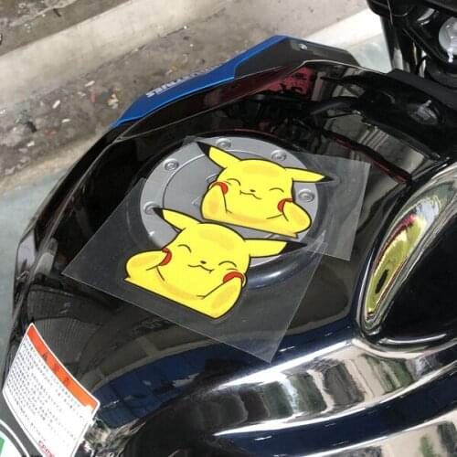 2x Car Styling Sticker Cute Cat Cartoon Classic Film Cat Behicle Window Motorcycle Body Decal Tape