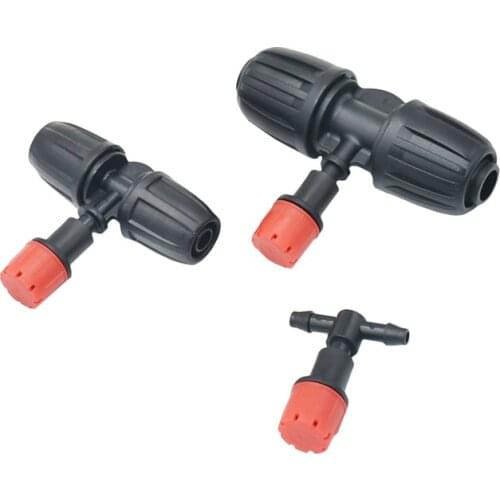 Garden Hanging Sprinkler Dripper with 1/2 3/8 1/4 inch tee water sprinkler For watering & irrigation 5set
