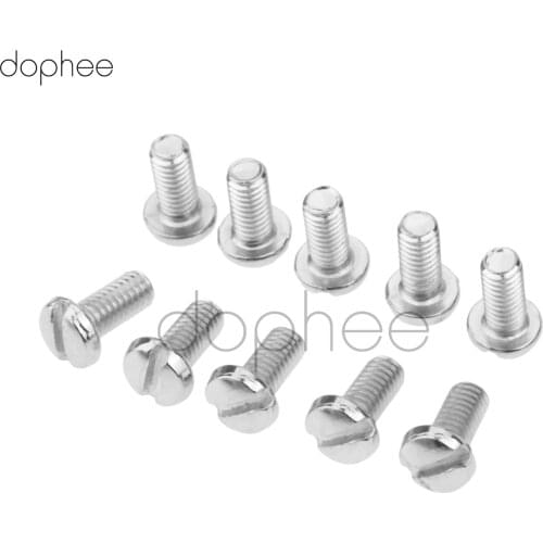 Dophee 50pcs Industrial Sewing Machine Parts Needle Plate Screw for Lockstitch Sewing Machine