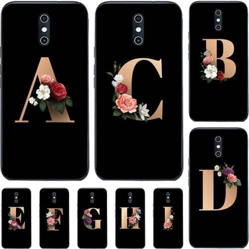 For Google Pixel 4XL Case For Google Pixel 4 XL Cute Lovely Cartoon Pattern Flower Black Letters Soft Silicone Back Cover