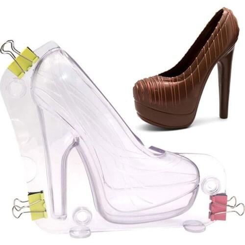 High Heel Chocolate Mold Shoe Candy Mold Birthday Cake Molds Chocolate Platform Large Chocolate Molds