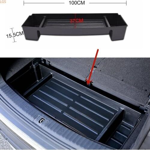 For Skoda Kodiaq 2017-2019 Seven seats car Trunk storage box Spare tire storage box Storage Organize Car styling