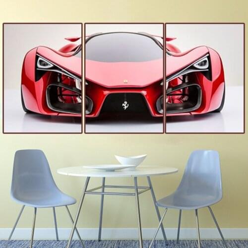 Red sports car Full Square Diamond painting,living room/bedroom decoration,diamond mosaic picture,Unfinished Diamond Embroidery