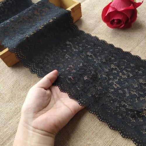 16 cm wide black stretch hollow lace skirt tube top hem clothing accessories