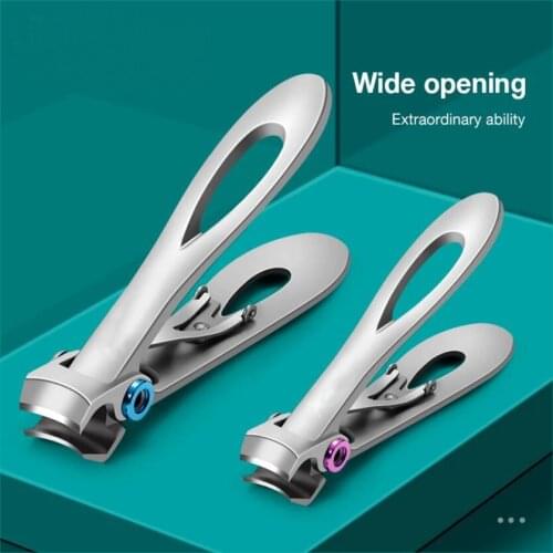 Nail Clippers Stainless Steel Two Sizes Are Available Manicure Fingernail Cutter Thick Hard Toenail Scissors tools