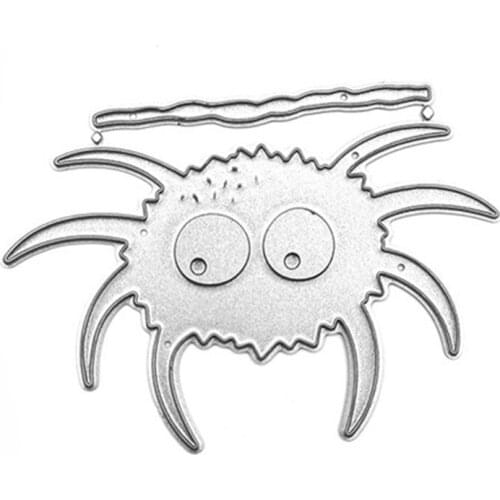 Halloween Spider Metal Cutting Dies Stencil Scrapbooking DIY Album Stamp Paper Card Mold Embossing Decoration Craft