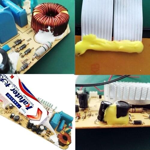 New 85G Fixed High Temperature Resistant Silicone Rubber Sealing Glue Waterproof Insulating Electronic Sealant Thermal Conducti