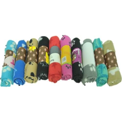 Pet Dog Cat Blanket Soft Towel Paw Mat For Large Dog Puppy Bed Quilt Bath Towel Pet Cat Cushion Shower Cleaning Supplies