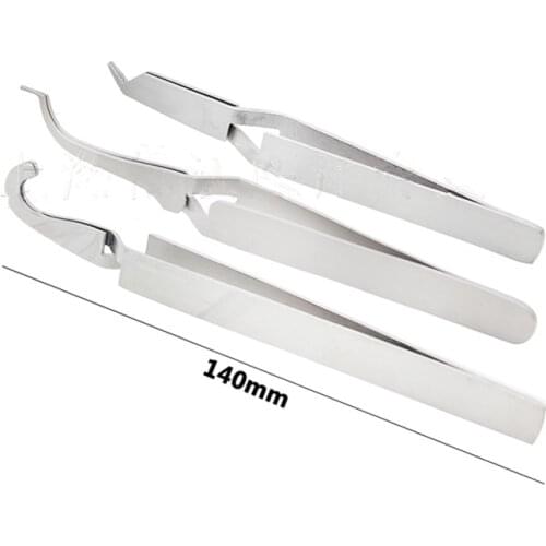 Denta Orthodontic Bracket Buccal Tube Bonding Tweezer Holder Placer Instrument Dentist Tool