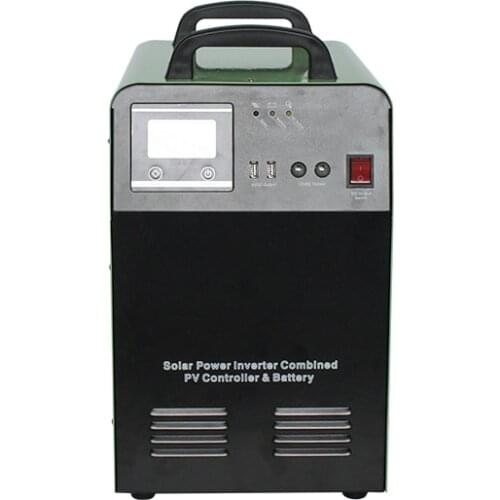 Portable power solar generator 1500w mini system 300w home