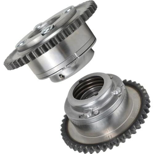 AP02 2PCS Camshaft (Exhaust+Intake) Adjuster Actuator for MERCEDES C250 SLK250 1.8L 2710503347 2710502947 2710501400