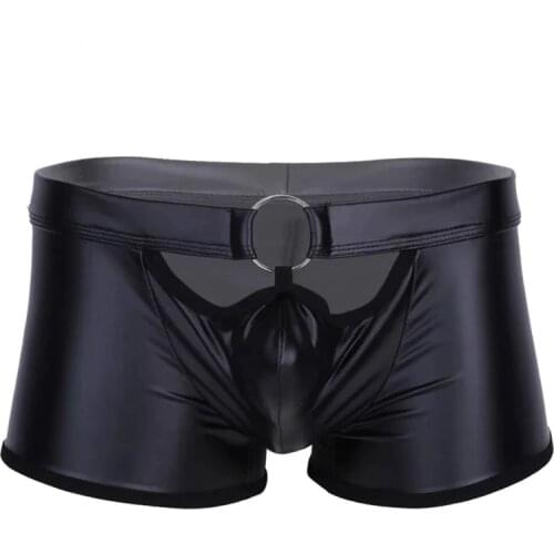 Sekexi Men's Leather Briefs