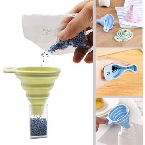 5d Diamond Painting Accessories Foldable Silicone Funnel 5d Diamond Embroidery Accessories Tools for Filling Drills Beads